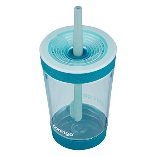 Contigo Kids Spill-Proof Tumbler with Straw 14oz. Honeydew - color: Honeydew, size: 14 Ounces