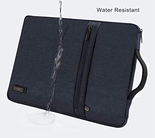 LONMEN 14 inch Laptop Sleeve Case Water-resistant Handle Bag for most 14" computer/Surface Book/Lenovo Flex 4/Yoga 530/Thinkpad L480 E485/HP Pavilion X360/Dell New Latitude 5490 7490 2018,Blue - color: Blue, size: 14 Inch