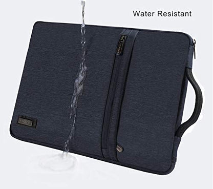LONMEN 14 inch Laptop Sleeve Case Water-resistant Handle Bag for most 14" computer/Surface Book/Lenovo Flex 4/Yoga 530/Thinkpad L480 E485/HP Pavilion X360/Dell New Latitude 5490 7490 2018,Blue - color: Blue, size: 14 Inch