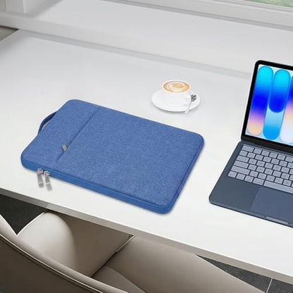 Laptop Sleeve Case for MacBook Neo 13'' | Protective with Handle Travelling Carrying Canvas Bag Accessories for Home Office (Aqua) - color: Aqua
