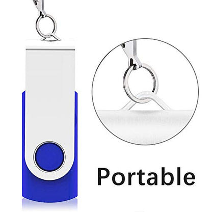KEXIN USB Flash Drive 32gb Thumb Drive 10 Pack 32 GB Flash Drives Bulk, Blue - color: Blue, size: 32G
