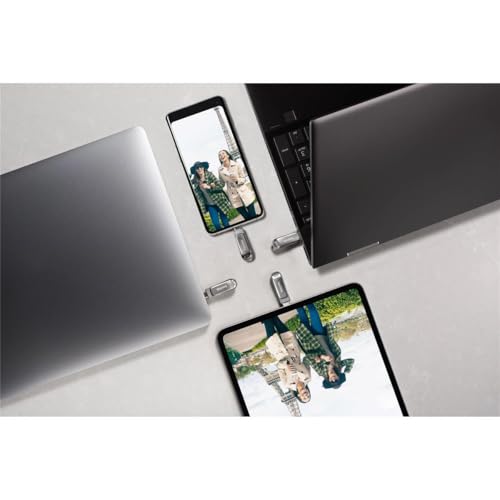 SANDISK 256GB Ultra Luxe USB Type-C Flash Drive - Up to 400MB/s, USB 3.2 Gen 1, Premium Metal Design - SDCZ75-256G-G46 - size: 256GB