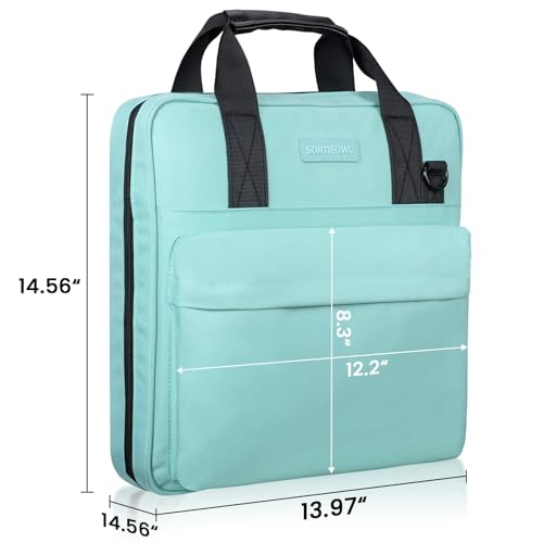 3 Ring Zipper Binder, Durable School Zip Binder, 2" 500 Sheets | Sturdy organizer with strap & pockets fits laptops. Internal pouch keeps daily tech gear easy to carry. - color: Blue