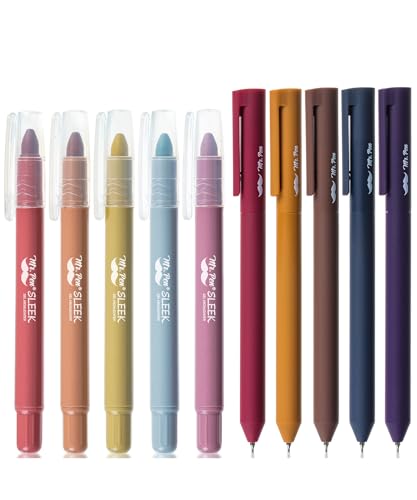 Mr. Pen- Bible Highlighters and Pens, 10 Pack | Colorful Mr. Pen Bible Highlighters No Bleed, Aesthetic Pens