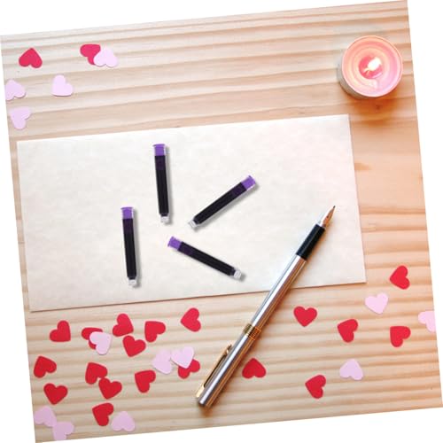 50pcs Erasable Ink Refills for Fountain Pens Absorbent Cartridges for Students and Office Use Easy Ink Filling for Smooth Writing