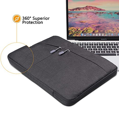 Megoo 13inch Laptop Sleeve Case with Handle Carrying Travel Case(Black) | Fit for Microsoft Surface Laptop 8 (2026)/7 13.8" /6 5 4 3 2 13.5" and Most 13"-14" Notebook Chromebook Computers - color: Black, size: 12.9-13.5Inch