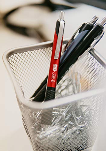 Zebra Pen G-350 + M-350 Writing Set 2-Pack, Black Ink & Pencil Lead, 0.7mm Medium Point, Red Premium Metal Barrel, Gel Pen and Mechanical Pencil Combo, Sleek Matching Design (11132) - color: Black Set F