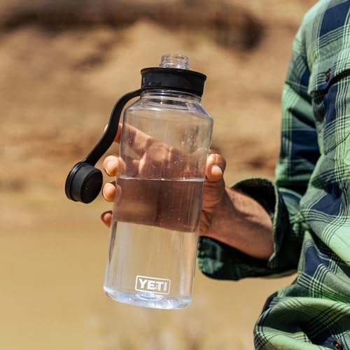YETI Yonder Water Bottle with Yonder Tether Cap, Lightweight, Leakproof and BPA-Free - color: Navy, size: 50 Ounces