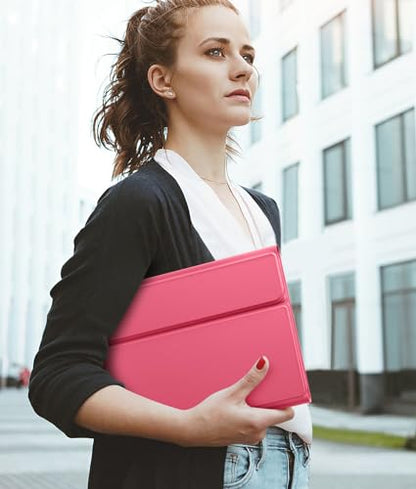 Hamile for iPad 11th 10th Generation Case with Keyboard - 7 Colors Backlit Wireless Detachable Folio Keyboard Cover with Pencil Holder for iPad 11-inch A16 2025 10th Gen 10.9 Inch 2022 (Pink) - color: Pink