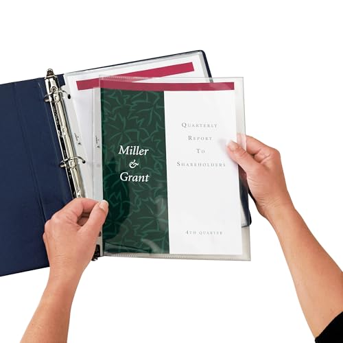 Avery Diamond Clear Secure Side-Load Sheet Protectors, Heavyweight, 25 Page Protectors (76001)