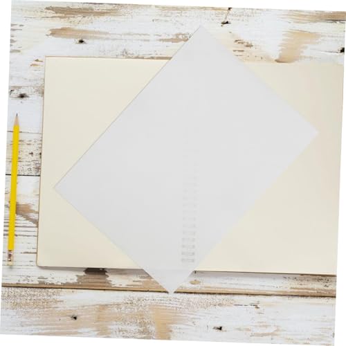 NUOBESTY 50 Sheets Tracing Paper Blank Stencil Sheets for Drawing Sketching and Transfer Projects for Art Crafts and Design Work Easy to Carry