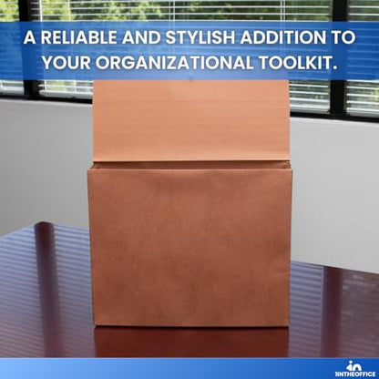 1InTheOffice Expanding File Wallet with Flap and Cord Closure, 5-1/4" Expansion, Legal Size (2 Pack)