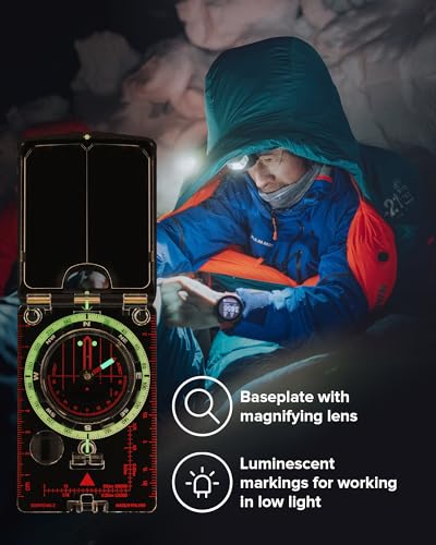 SUUNTO MC-2 Compass: Top-of-The-line Compass for Professionals & serious Hikers - style: Northern Hemisphere