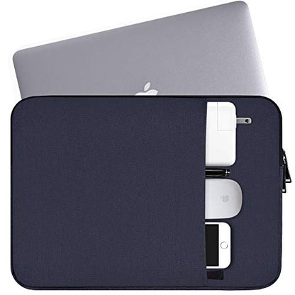 17-17.3 Inch Laptop Sleeve Bag for HP Pavilion 17.3/HP Envy 17.3, Dell Inspiron 17, LG Gram 17.3, Lenovo Ideapad 17.3, MSI GS75/MSI GE75 17.3, Acer Asus and Most 17-17.3 Inch Laptops - color: Navy Blue
