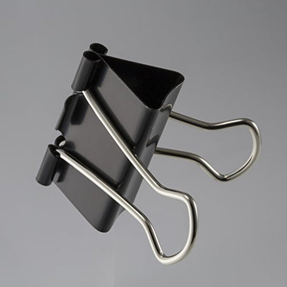 Officemate Medium Binder Clips, Black, 12 Count (Pack of 120) - color: Black, size: Medium (Pack of 10)