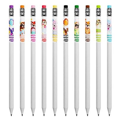 Party Smencils - Patented Gourmet Scented Graphite HB #2 Pencils made from Recycled Newspapers, 10 Count, Gifts for Kids, School Supplies - color: Party