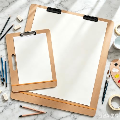 13" x 17" Artist Sketch Board with Handle - Portable Drawing Board, Large Clipboard for Painting and Drawing, Art Supplies for Adults by TX Liteart - size: 13"x17", 1 Pack