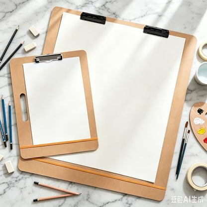 13" x 17" Artist Sketch Board with Handle - Portable Drawing Board, Large Clipboard for Painting and Drawing, Art Supplies for Adults by TX Liteart - size: 13"x17", 1 Pack