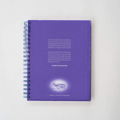 Hamelin 1 Subject College Ruled 7x10 Spiral Bound Notebook ULTRA Violet 3-PACK