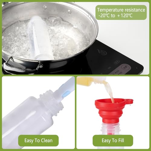 zmybcpack 12 Pack 500 Ml PP Heat-Resistant Plastic Juice Bottles With Caps-Plastic Smoothie Bottles-Reusable Bulk Beverage Containers with Lids For Juice, Beverage(Dishwasher Safe) | Heat-Resistant Plastic Smoothie Bottles with lids, Reusable Drink Contai