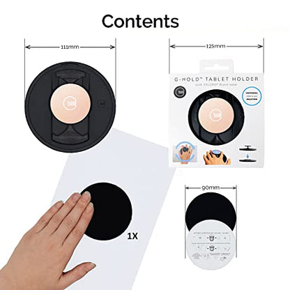 G-Hold® - Comfort Tablet Holder Works with Any Tablet, Tablet case, e-Reader, iPad - Universal, Ergonomic, Rotating, Folds Flat and Adjustable (Rose Gold) - color: Rose Gold