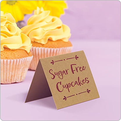 Oxford Kraft Index Cards, 100 Pack, 3x5" Index Cards, Thick, Premium Paper for Gifts, Crafts, Parties, Flash Cards, Brown, Blank on Both Sides (63505)