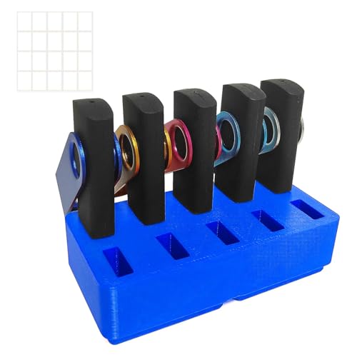Flash Drive Desk Organizer Stand FEWINA USB Holder Storage Electronic Accessories Organizer for USB Flash Drive Stand, Thumb Drive Holder, Jump Drive Stands, Blue - color: Blue