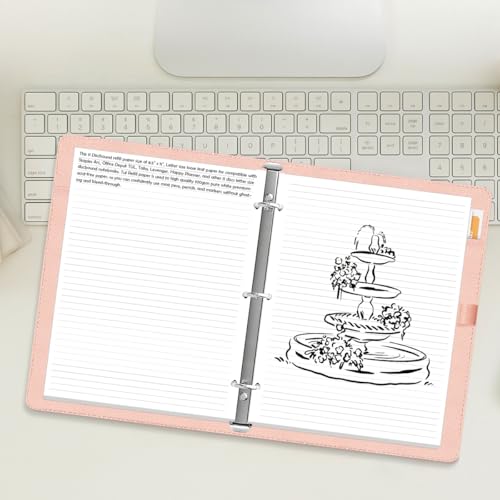 (3-Pack) 3-Hole Line Paper Refills, Letter Size Loose-Leaf Paper, 300 Sheets/600 Pages, 100gsm White Paper, 8.5'' x 11'' - size: 300 Sheets, style: 3-Hole