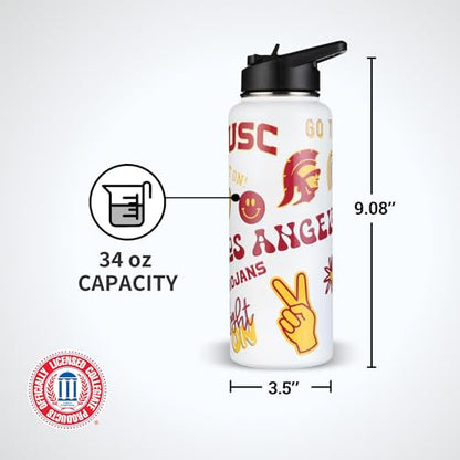 The Memory Company | Licensed NCAA 34oz Team Spirit Water Bottle