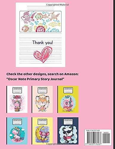 Kitty Primary Story Journal Composition Notebook With Picture Space Grades K-2: Kindergarten Hand Writting Practice Book, Dotted Midline with Drawing Area, Practice Draw and Write