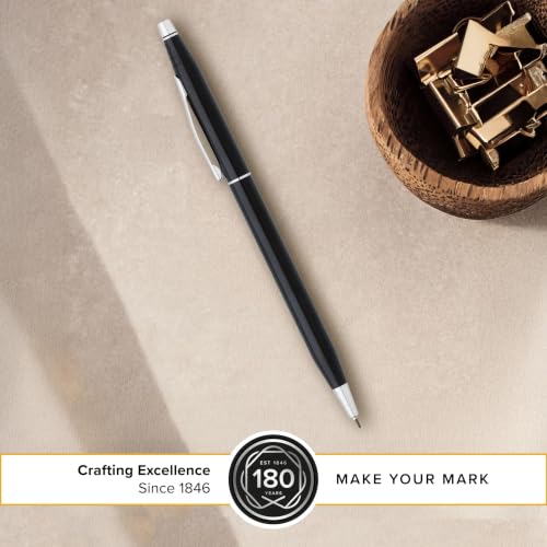 Cross pencil Classic Century AT0083-77 black lacquer 0.7mm regular imported goods - color: Lacquer - Black
