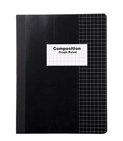 Mintra Office Composition Books - Sturdy Flexible Cover (4 Pack, 4x4 Comp Book - Graph) - color: 4x4 Comp Book - Graph, size: 4 Pack