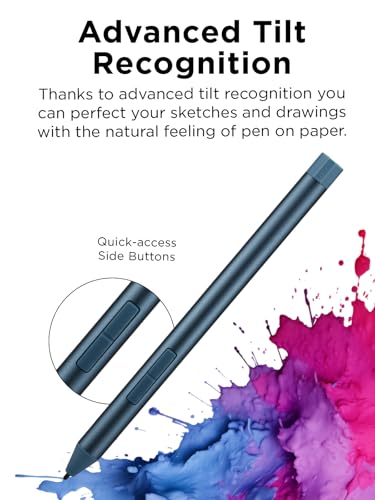 Lenovo Digital Pen 3 for Laptops, Supports Multiple Protocols, Advanced Tilt Recognition, Tidal Teal - style: Digital Pen 3