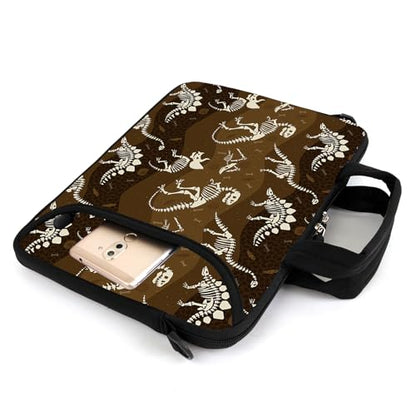 15.6" laptop sleeve chromebook case adjustable shoulder strap with handle accessory pocket (KLHS) - color: Klhs