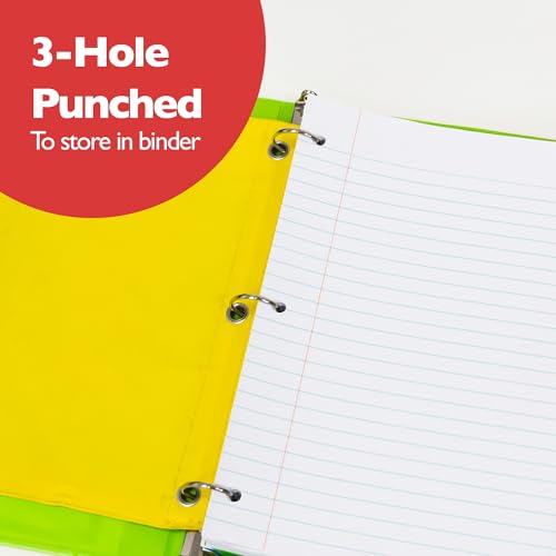 BAZIC Products Wide-Ruled Filler Paper, 3-Hole Punched, 150 Sheets, 24-Case | 10.5 x 8 in, fit standard 3-ring binders, class notes and homework - color: Wide Ruled (150 Sheets), size: 24-Pack