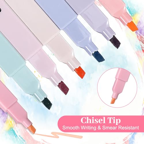 120 Pcs Bible Highlighter with Soft Chisel Tip Highlighters