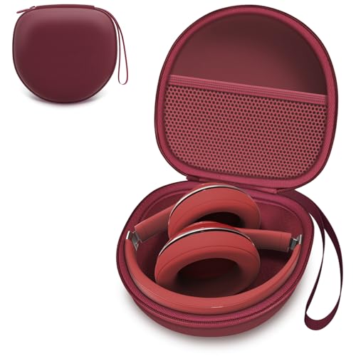 Headphone Case Compatible with BERIBES/TOZO/KVIDIO/Beats/Soundcore Anker/JBL Noise Cancelling Over-Ear Headphones, Wine Red - color: 13.Wine Red