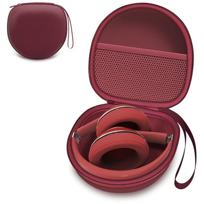 Headphone Case Compatible with BERIBES/TOZO/KVIDIO/Beats/Soundcore Anker/JBL Noise Cancelling Over-Ear Headphones, Wine Red - color: 13.Wine Red