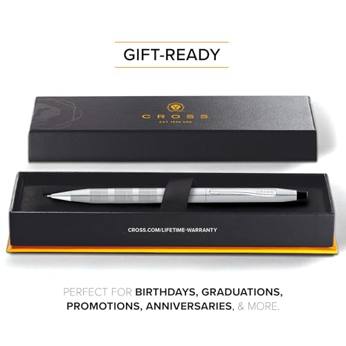 Cross Pencil (0.7mm) Classic Century Brush AT0083-14 - color: Satin Chrome