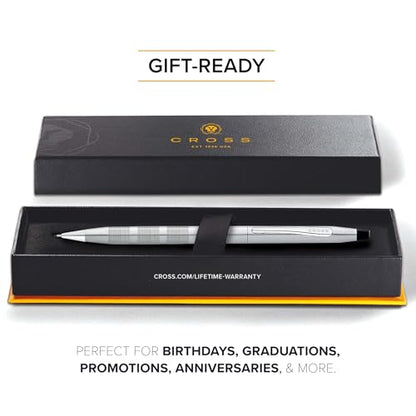 Cross Pencil (0.7mm) Classic Century Brush AT0083-14 - color: Satin Chrome