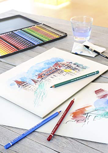 Faber-Castell Art & Graphic Albrecht Dürer Watercolour Pencil, (193), Burnt Carmine, For Art, Craft, Drawing, Sketching, Home, School, University, Colouring - color: Burnt Carmine