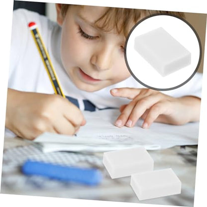 TEHAUX 30pcs White PVC Painting Erasers for Students Versatile Sketching and Drawing Eraser Smudge Pencil Mark Remover for Classroom Rewards and Creative Use