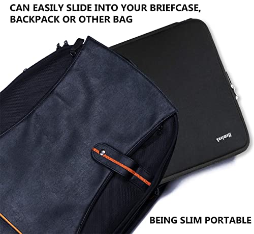 Laptop Sleeve Case 15 inch, Shockproof Protective Flip Cover, Notebook Computer Pocket Bag, Tablet Briefcase Carrying Case for 15"-15.4" HP, ASUS, Acer, Lenovo, Black - color: Black, size: 15 Inch