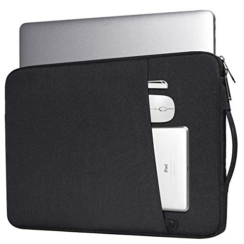 15.6 Inch Laptop Sleeve Case for Acer Nitro 5/ Aspire 5/Predator Helios 300/Chromebook 15, Lenovo Yoga 7i 16 Inch, Dell Inspiron 15 5000/Asus Chromebook/HP Pavilion Carrying Bag(Black) - color: Black, size: 15-16 Inch