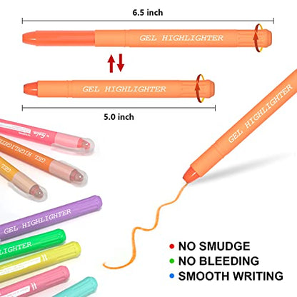 feela Bible Gel Highlighter study kit (8 Bright Colors)