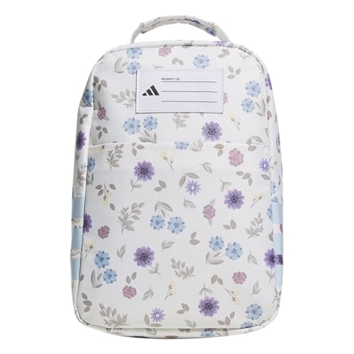 adidas Kids Santiago Lunch Bag for Girls & Boys – Insulated Cooler Lunchbox, 8L - color: 4.0/in Bloom Floral Warm Vanilla/ Off White