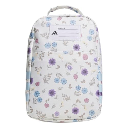 adidas Kids Santiago Lunch Bag for Girls & Boys – Insulated Cooler Lunchbox, 8L - color: 4.0/in Bloom Floral Warm Vanilla/ Off White