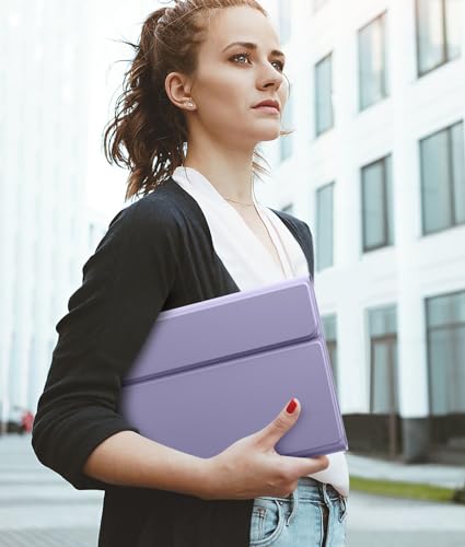 Hamile for iPad 11th 10th Generation Case with Keyboard - 7 Colors Backlit Wireless Detachable Folio Keyboard Cover with Pencil Holder for iPad 11-inch A16 2025 10th Gen 10.9 Inch 2022 (Lavender) - color: Lavender