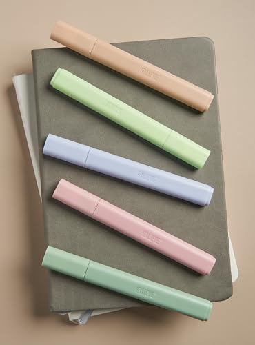 BLIEVE Bible Highlighters No Bleed Through, Chisel Tip, 5 Pack - color: EARTHY