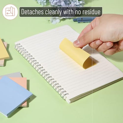 Mr. Pen- Sticky Notes, 3"x3", 12 Pads, 600 Sheets, Colorful | Sticky Notes Bulk, Self-Stick Note Pads, Perfect for Office, School, Home, Study & Organization - color: Autumn